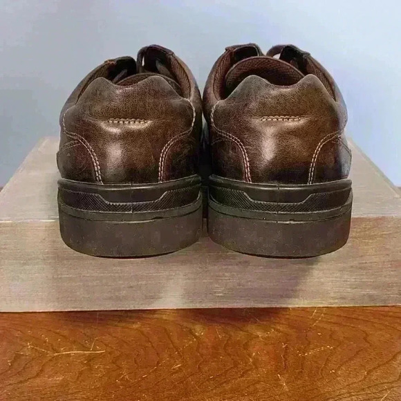 Ecco Mens Brown Leather‎ Fenn Tie Lace-Up Oxfords Size US 13, EU 47 - Picture 6 of 10